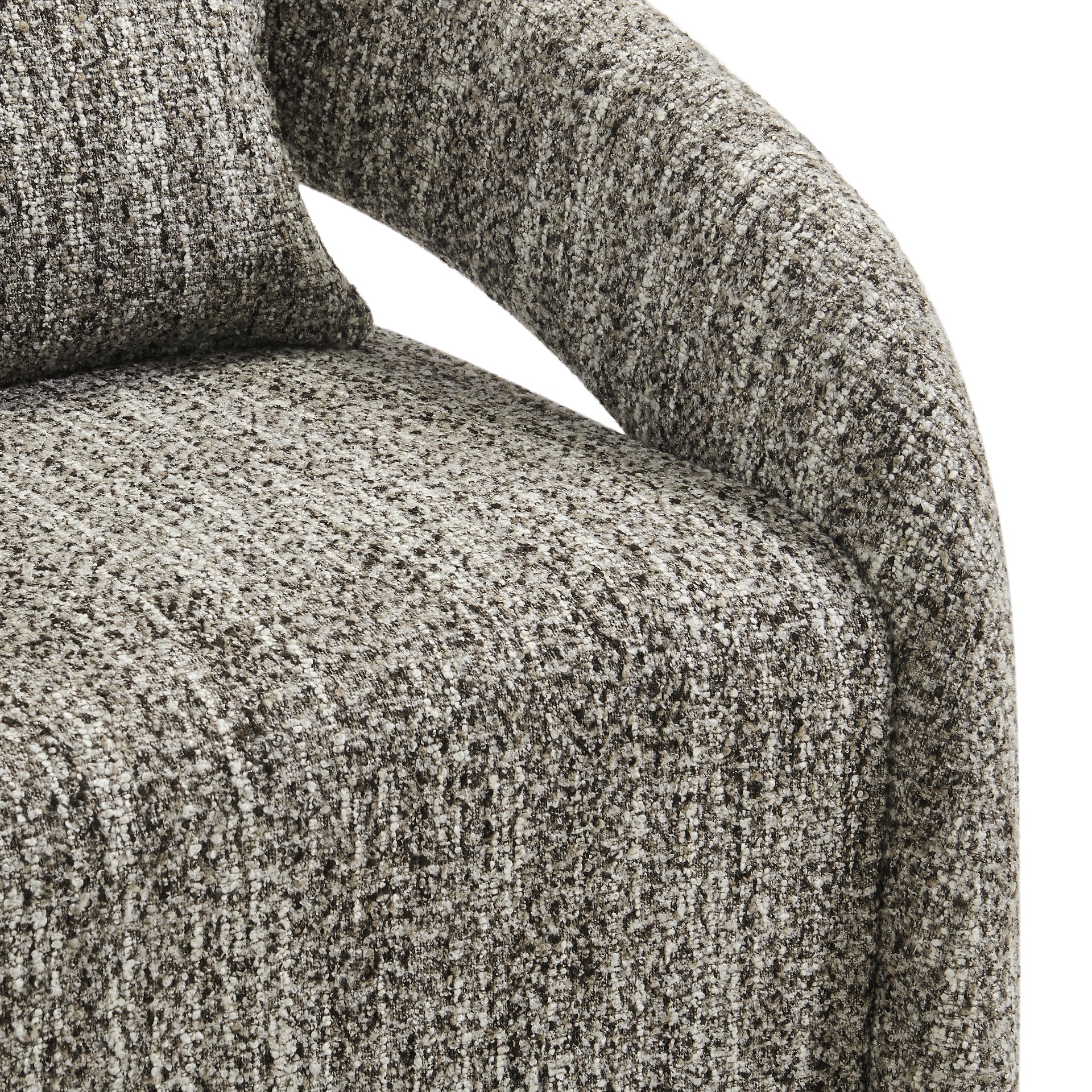 Lunessa Boucle Accent Arm Chair - What A Room
