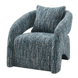 Lunessa Boucle Accent Arm Chair - What A Room