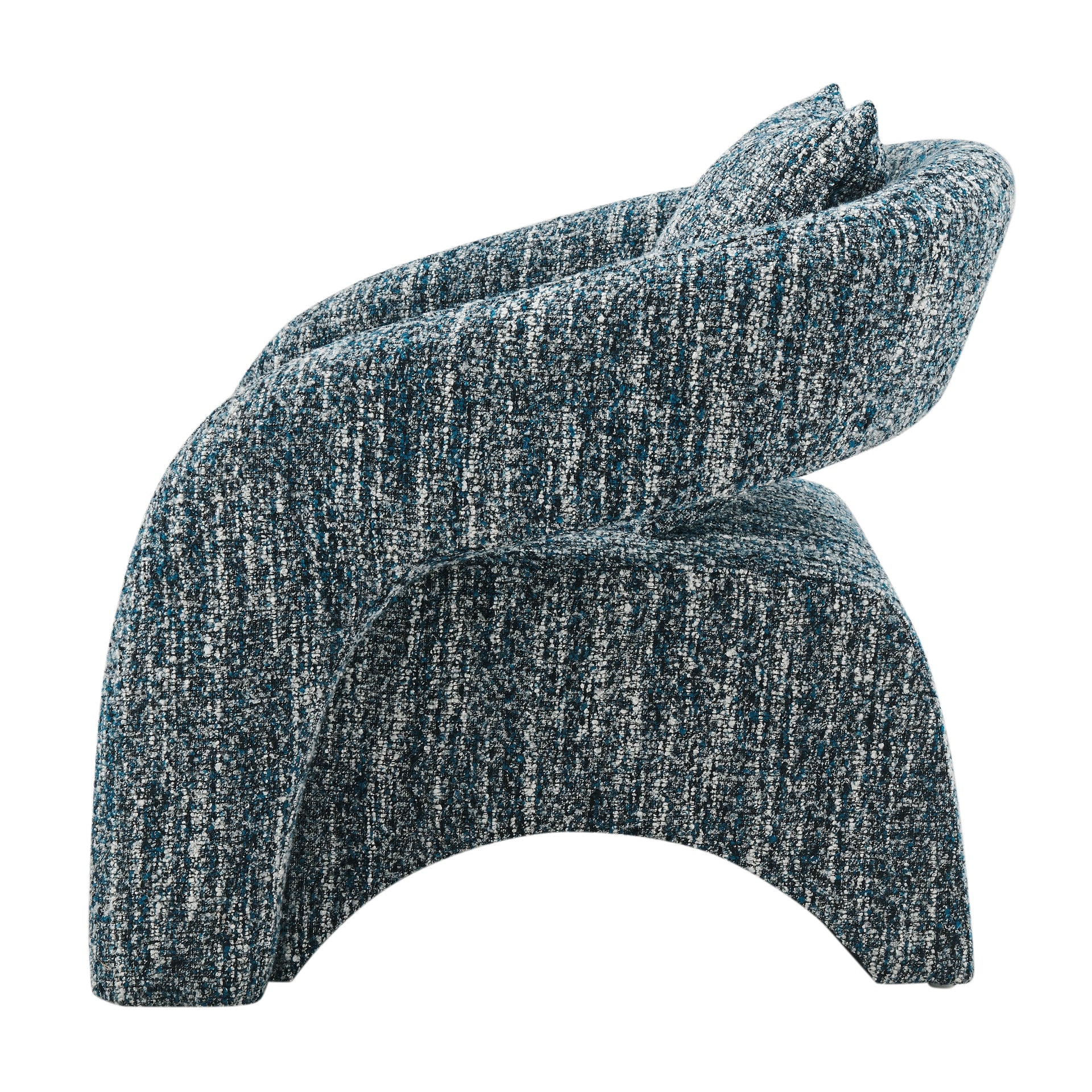 Lunessa Boucle Accent Arm Chair - What A Room