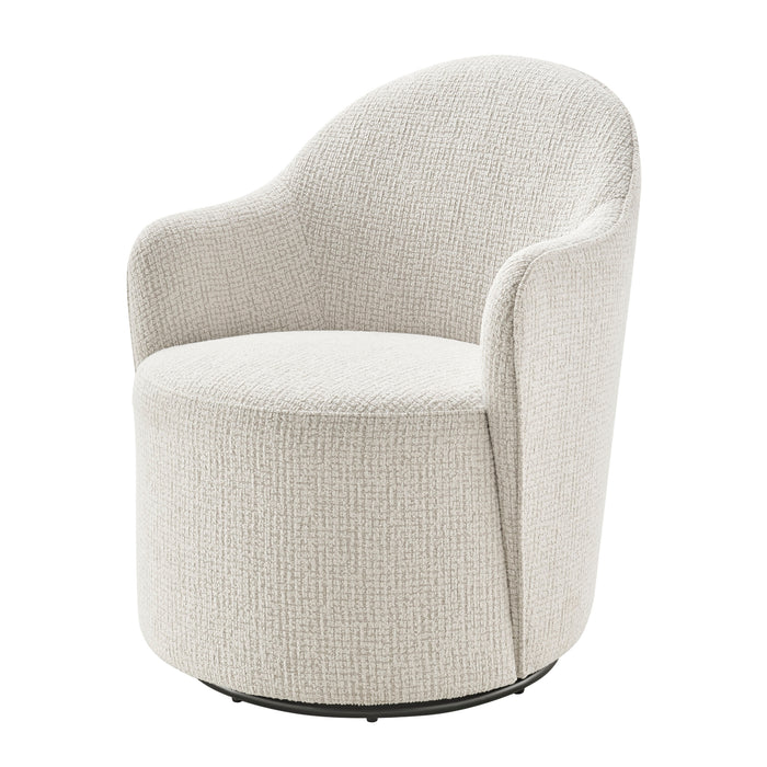 Zia Fabric Swivel Accent Arm Chair