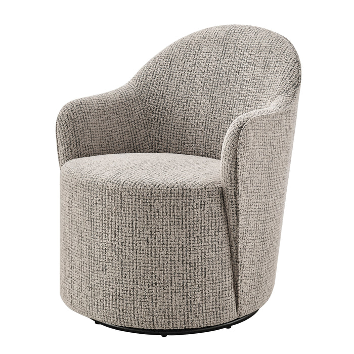 Zia Fabric Swivel Accent Arm Chair