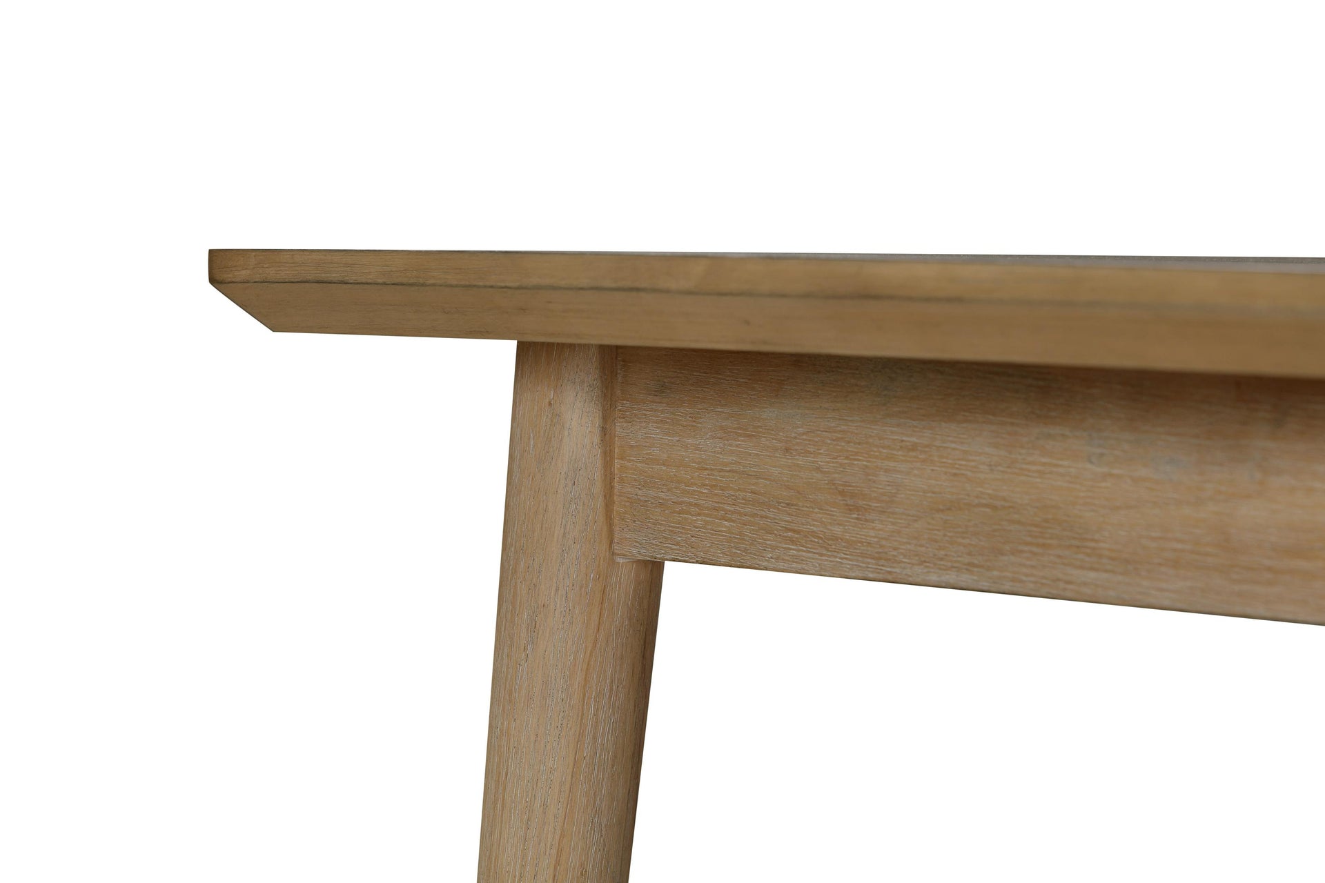 Franklin Extendable White Oak Dining Table in Au Natural - What A Room