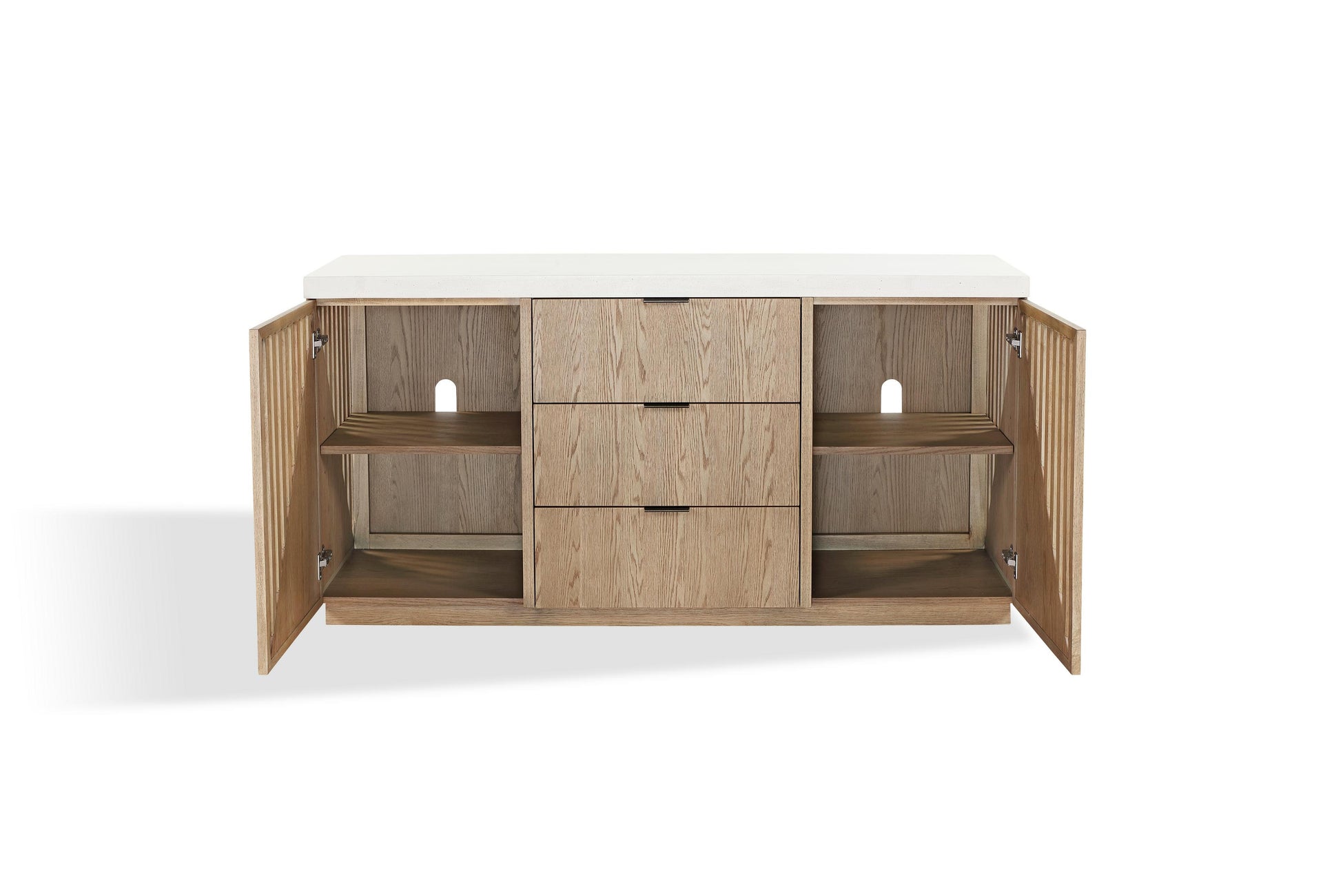 Sumner Three Drawer Two Door Sideboard in Natural - What A Room