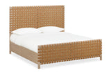 Dorsey Woven Panel Bed in Granola and Ginger - What A Room