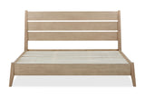 Sumire Slatted Ash Wood Platform Bed in Ginger - What A Room