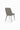 Lucia Metal Leg Upholstered Dining Chair in Anchor Gray Synthetic Leather and Gunmetal (Set of 2)