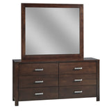 Riva Six Drawer Dresser in Chocolate Brown - What A Room