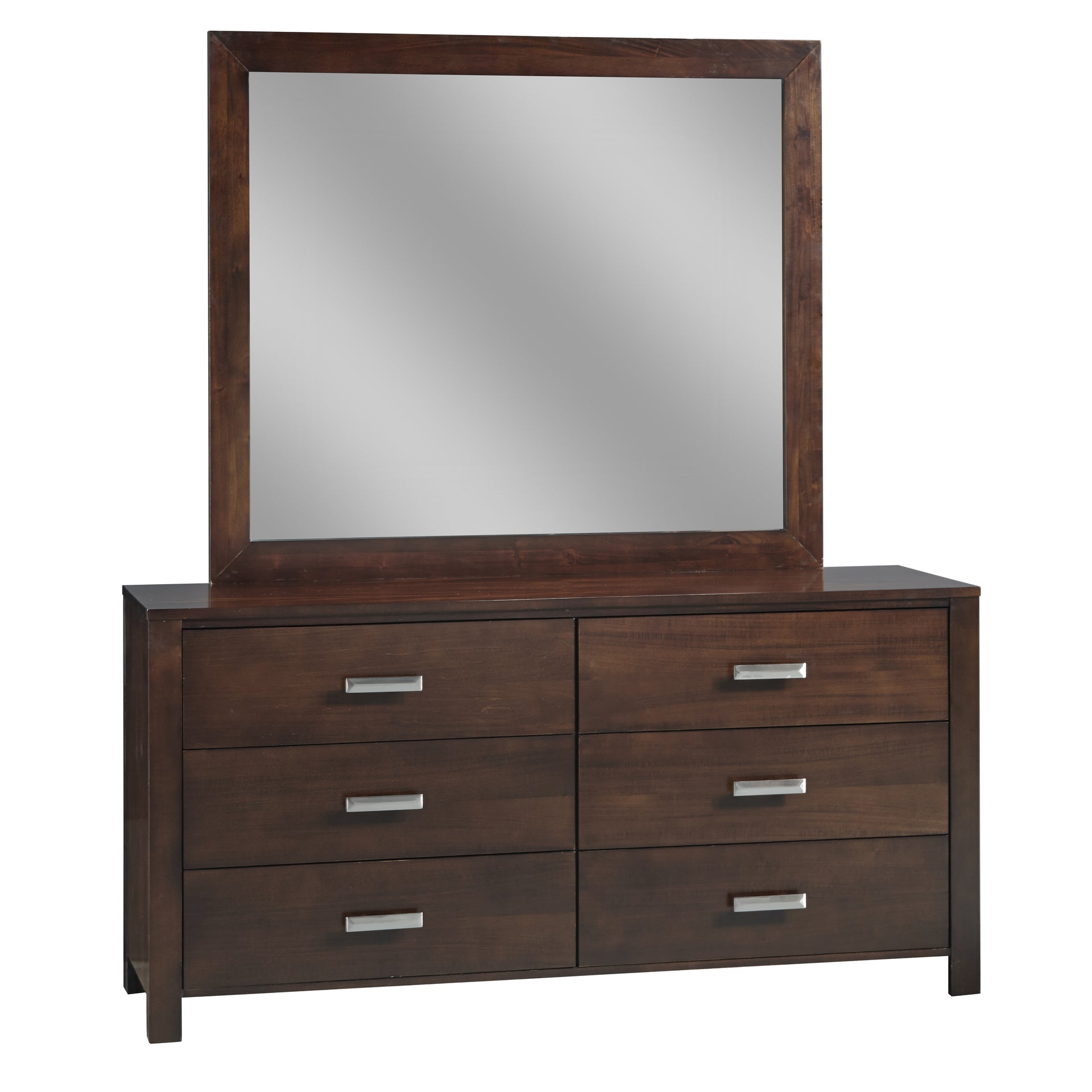 Riva Six Drawer Dresser in Chocolate Brown - What A Room