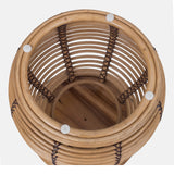 Quito Rattan Side/ End Table w/ Wood Top - What A Room