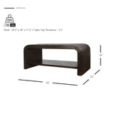 Kyran Rattan Coffee Table - What A Room