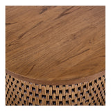 Kamari Rattan Side/End Table w/ Wood Top - What A Room