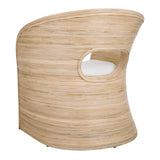 Marissa Rattan Accent Arm Chair - What A Room