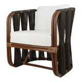 Shanaya Rattan Accent Arm Chair w/ Abaca - What A Room