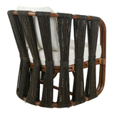 Shanaya Rattan Accent Arm Chair w/ Abaca - What A Room