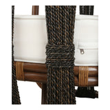 Shanaya Rattan Accent Arm Chair w/ Abaca - What A Room