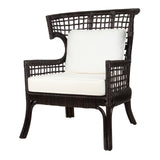 Zelma Rattan Accent Arm Chair - What A Room