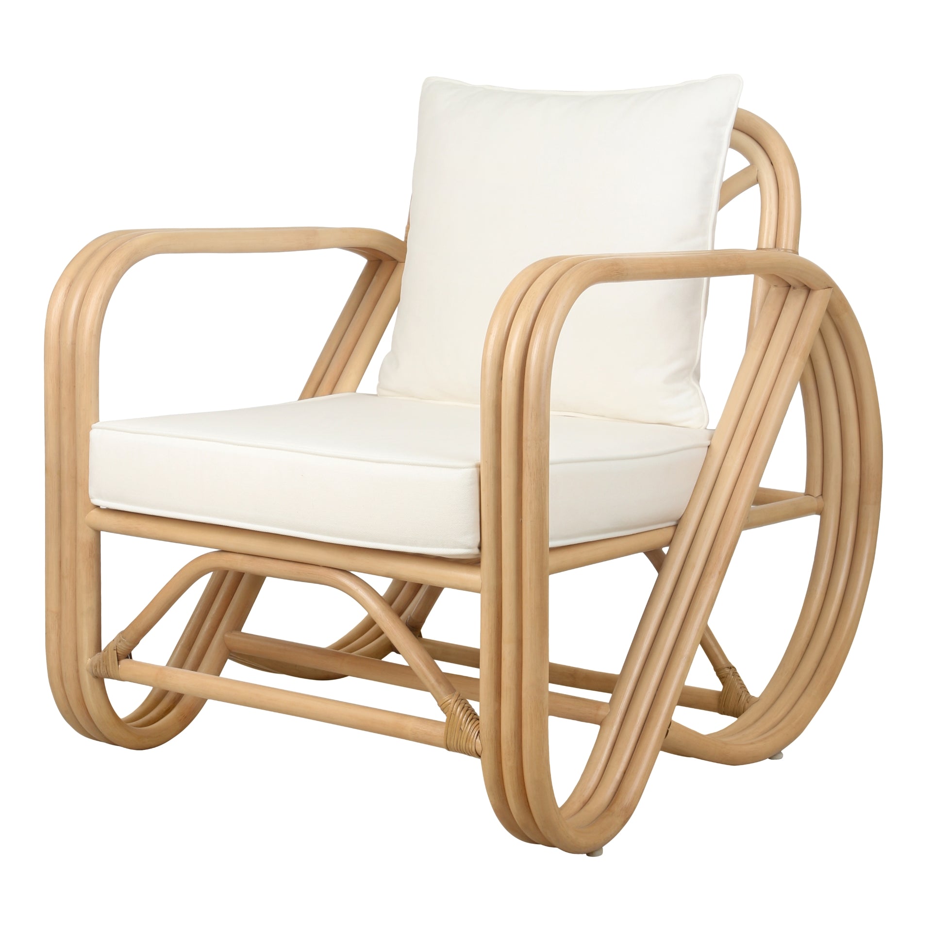 Aimara Rattan Accent Arm Chair - What A Room