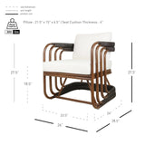 Kimori Rattan Accent Arm Chair - What A Room