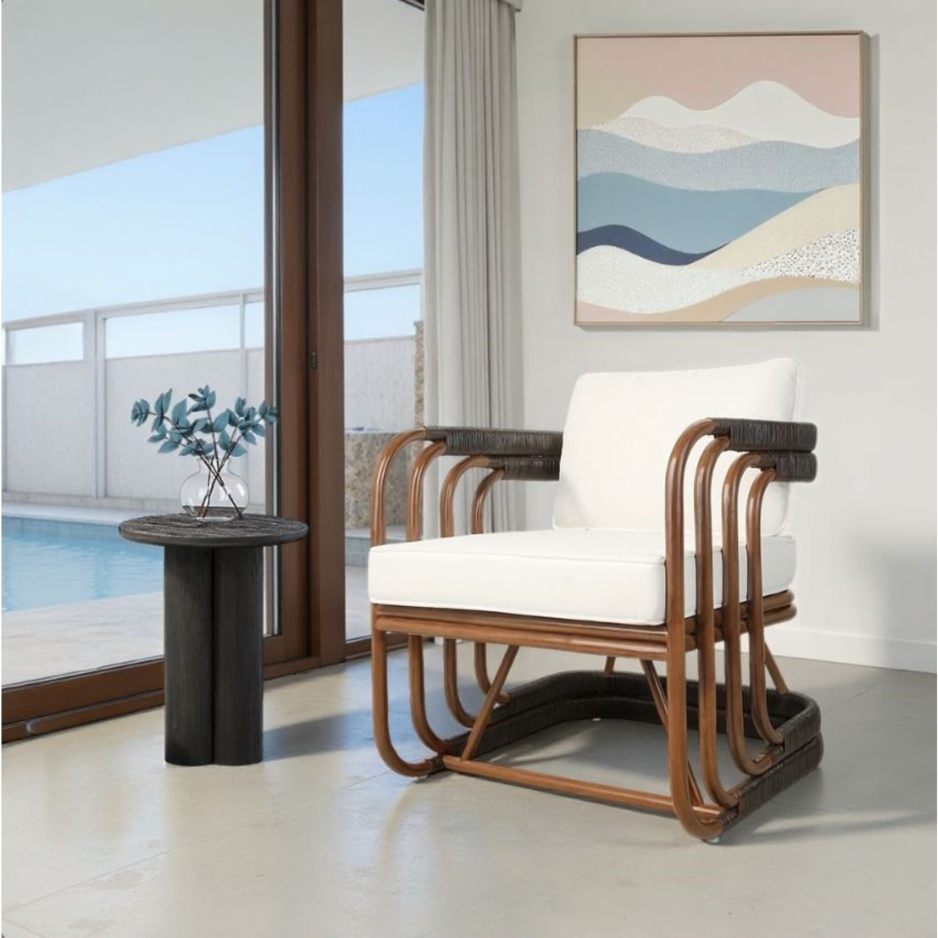 Kimori Rattan Accent Arm Chair - What A Room