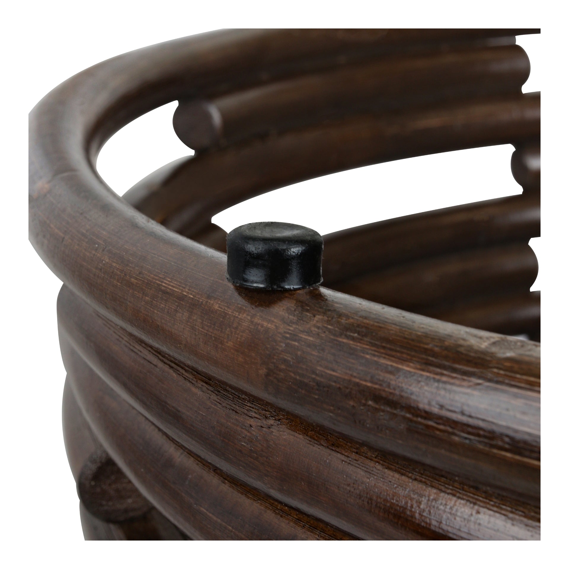 Zeke Rattan Side/End Table w/ Wood Top - What A Room