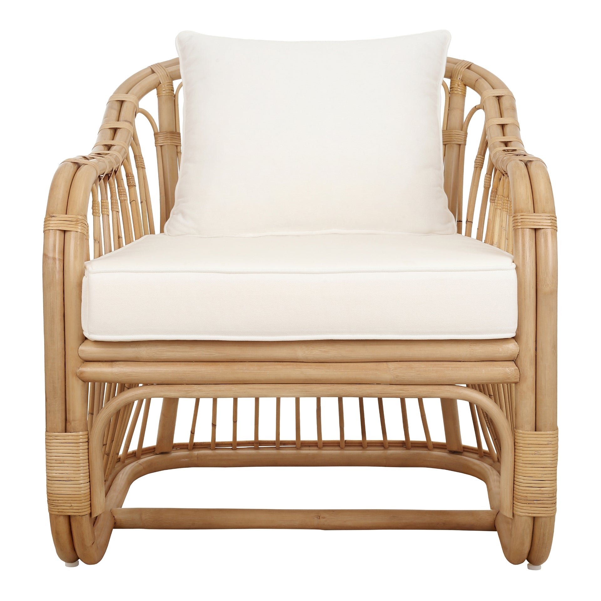 Maeva Rattan Accent Arm Chair - What A Room