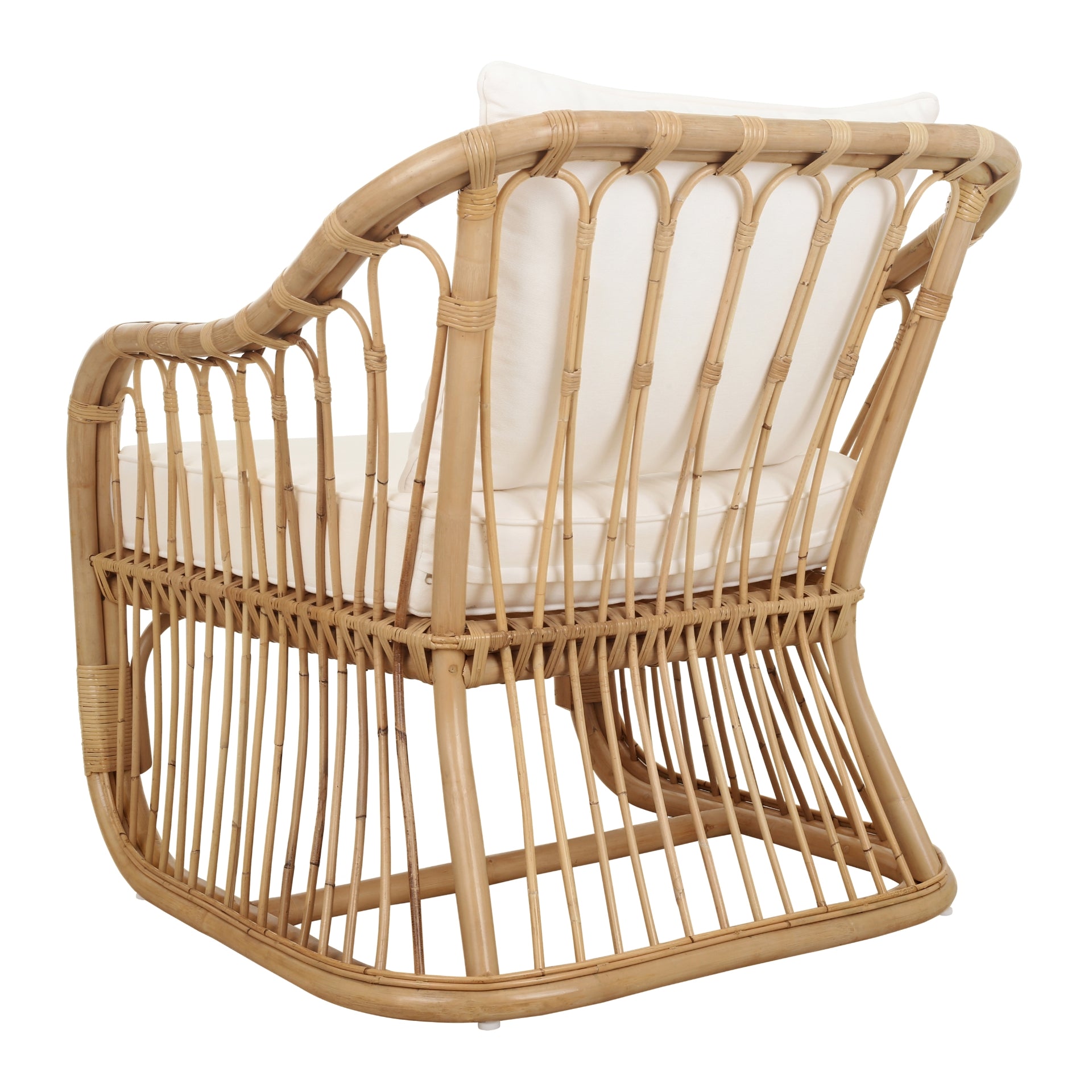 Maeva Rattan Accent Arm Chair - What A Room