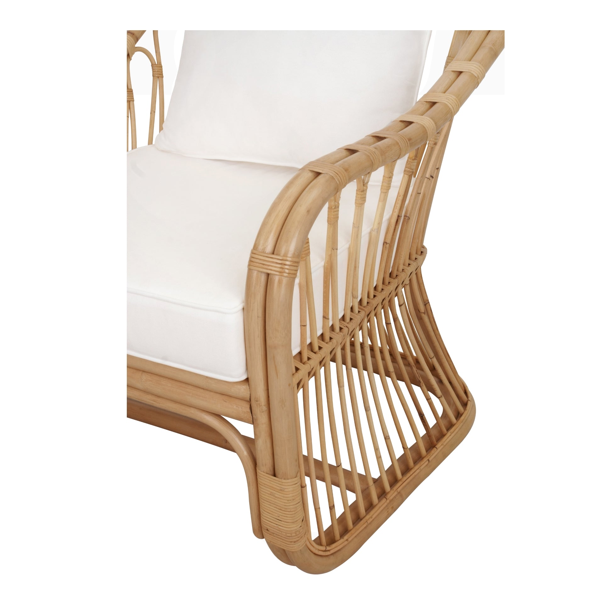 Maeva Rattan Accent Arm Chair - What A Room