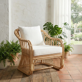 Maeva Rattan Accent Arm Chair - What A Room