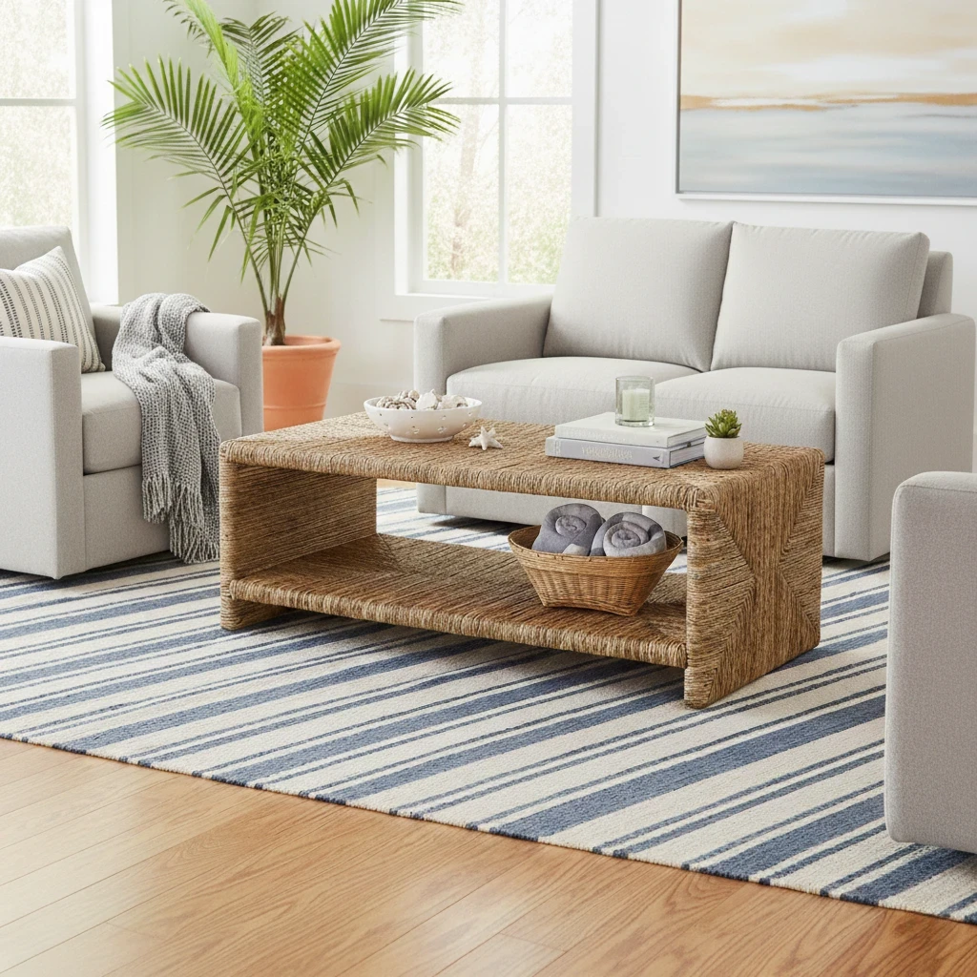 Kanza Abaca Coffee Table - What A Room