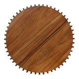 Sona Rattan Coffee Table w/ Wood Top - What A Room
