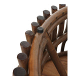 Sona Rattan Coffee Table w/ Wood Top - What A Room