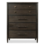 Rockport Five Drawer Oak Wood Chest in Yin - What A Room