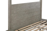 Melbourne Wood Canopy Bed in Mineral - What A Room