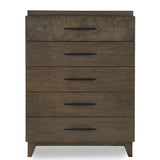 Broderick Five-Drawer Chest  in Wild Oats Brown - What A Room