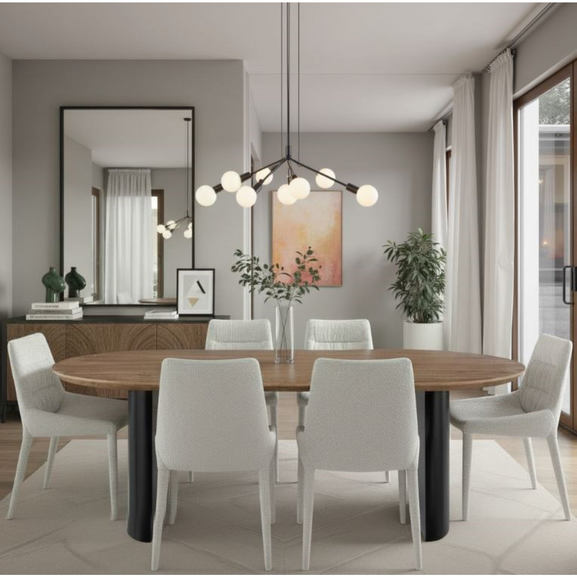 Conway  86.5" Oval Dining Table - What A Room