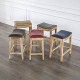Elmo  Bonded Leather Counter Stool - What A Room