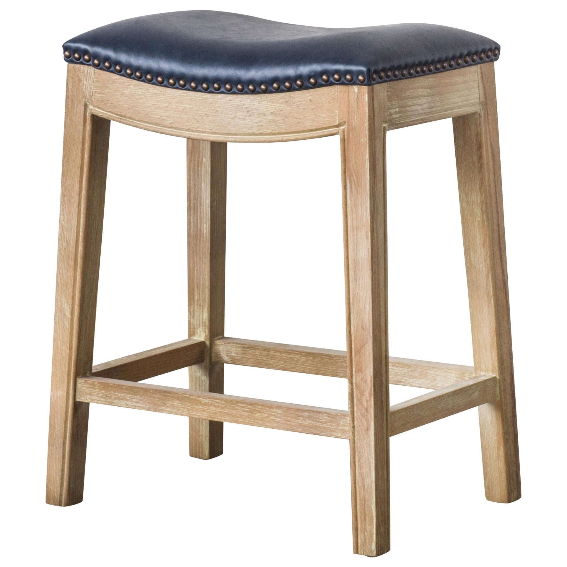 Elmo  Bonded Leather Counter Stool - What A Room