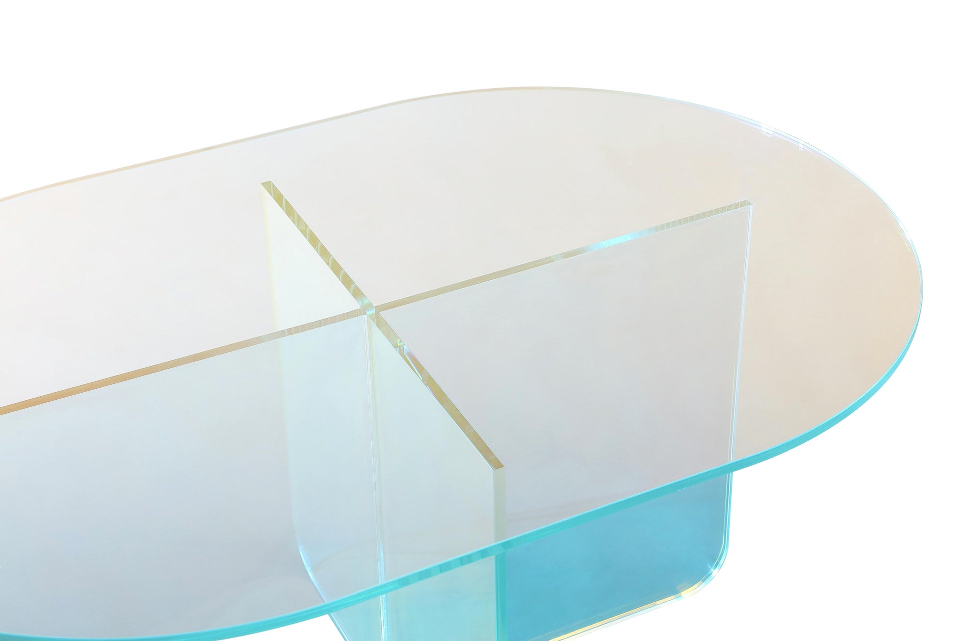 Fomo Coffee Table in Iridescent Glass - What A Room