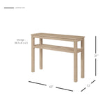 Tiburon  Console Table w/ Shelf - What A Room