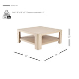 Trevin  Square Coffee Table - What A Room