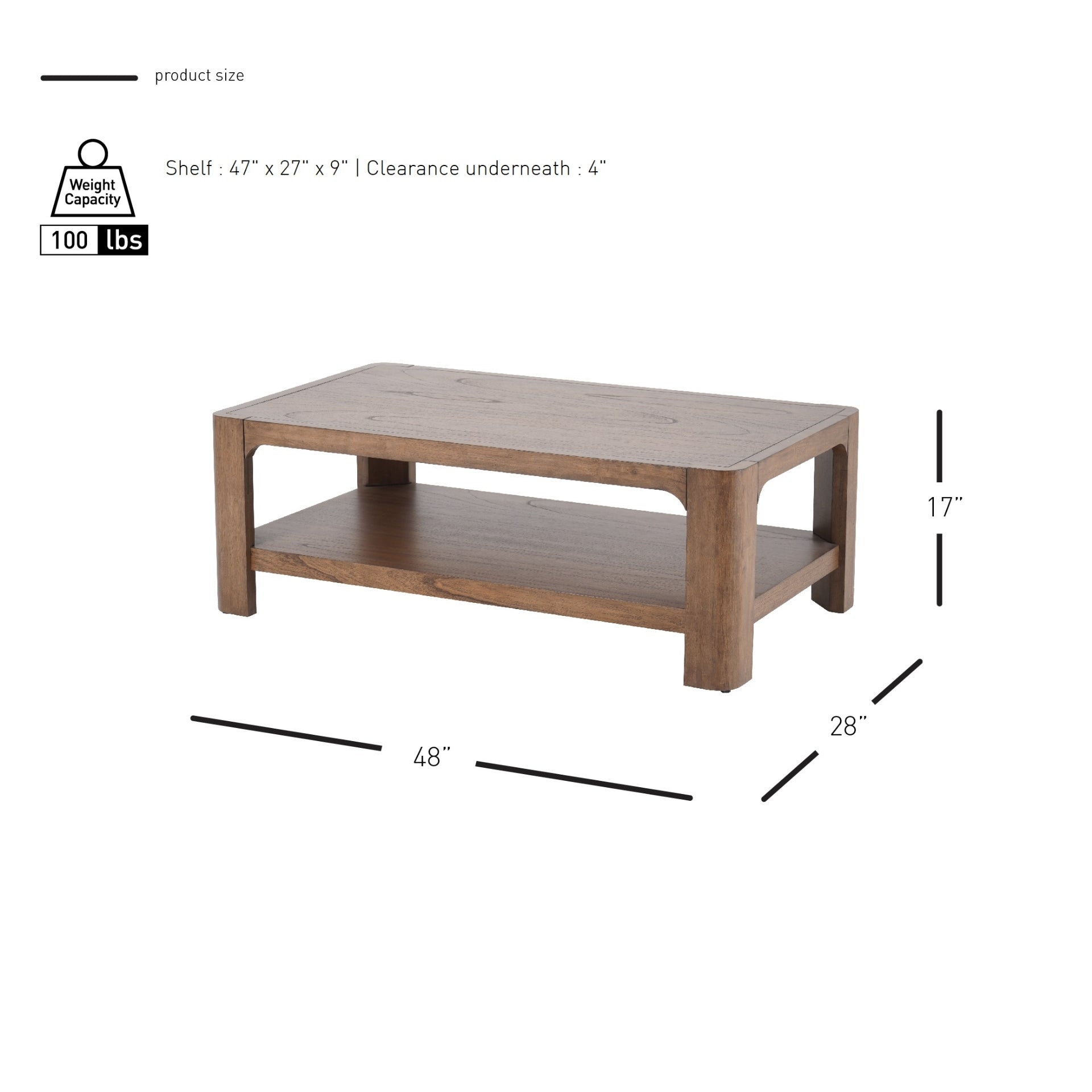 Trevin  Rectangular Coffee Table - What A Room
