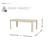 Trevin  79" Dining Table - What A Room
