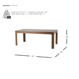 Trevin  79" Dining Table - What A Room