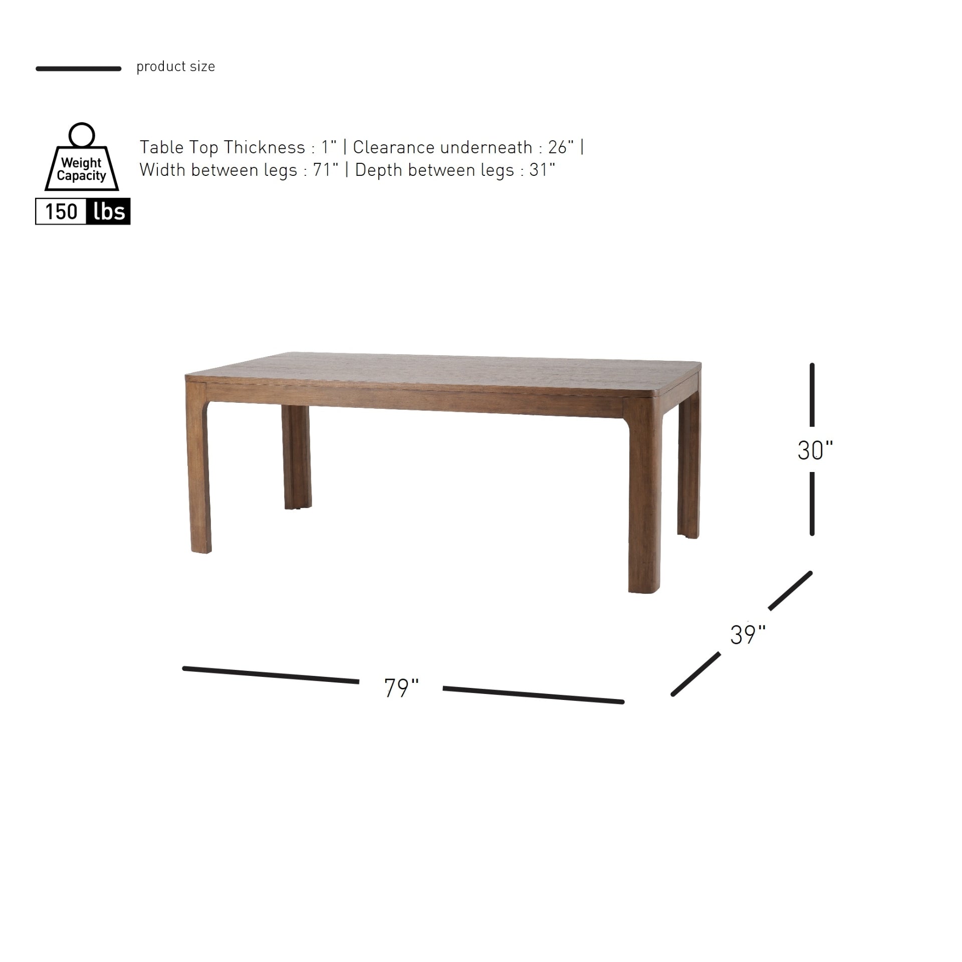 Trevin  79" Dining Table - What A Room