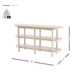 Lester Console Table w/ Shelves - What A Room