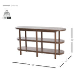 Lester Console Table w/ Shelves - What A Room