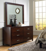 Riva Six Drawer Dresser in Chocolate Brown - What A Room