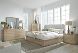 Penny Beveled Glass Wall or Dresser Mirror in Buff Cream - What A Room