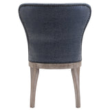 Dorsey Faux Leather Dining Side Chair Drift Wood Legs (Set of 2) - What A Room