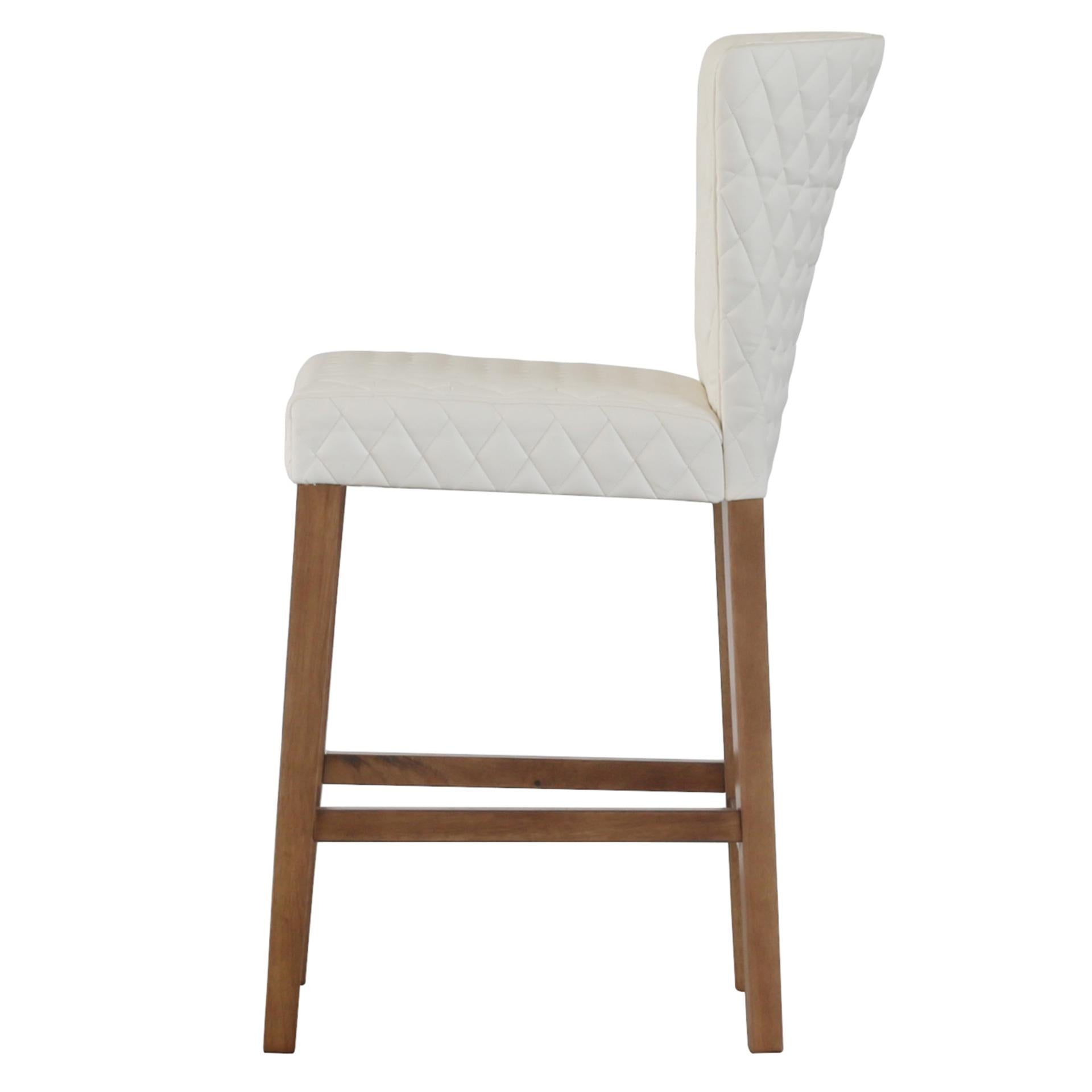 Albie  Diamond Stitching  Counter Stool - What A Room